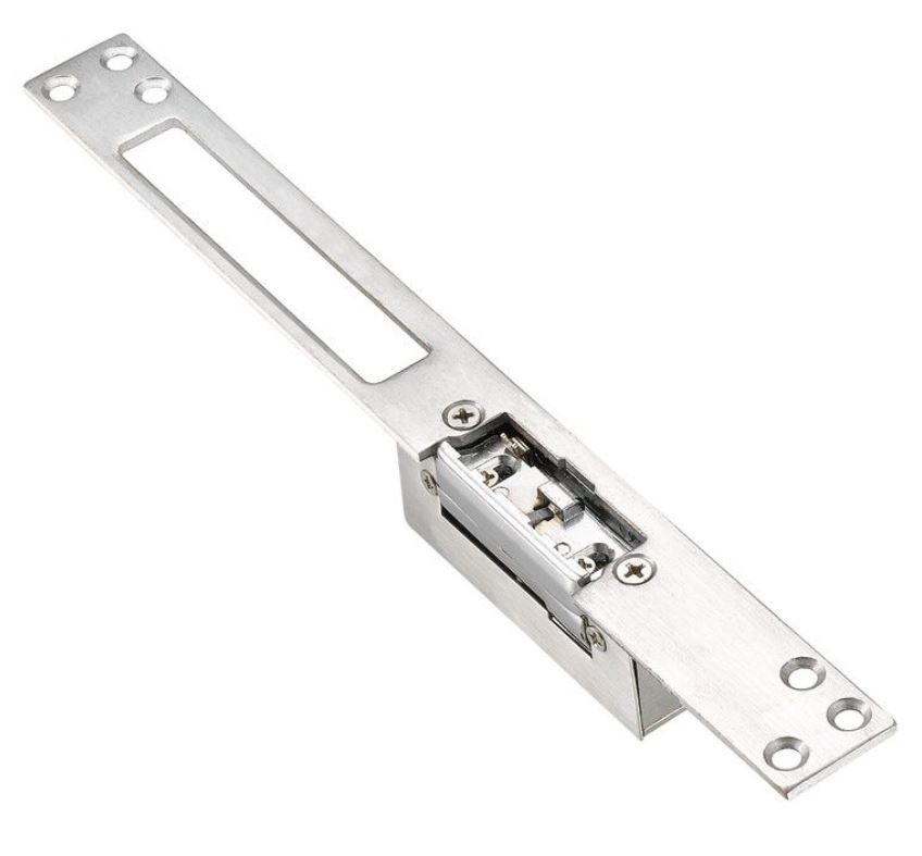 8-12V, mem�ri�s, kiakaszthat�, INOX pajzs, ZOA-LS elektromos z�r